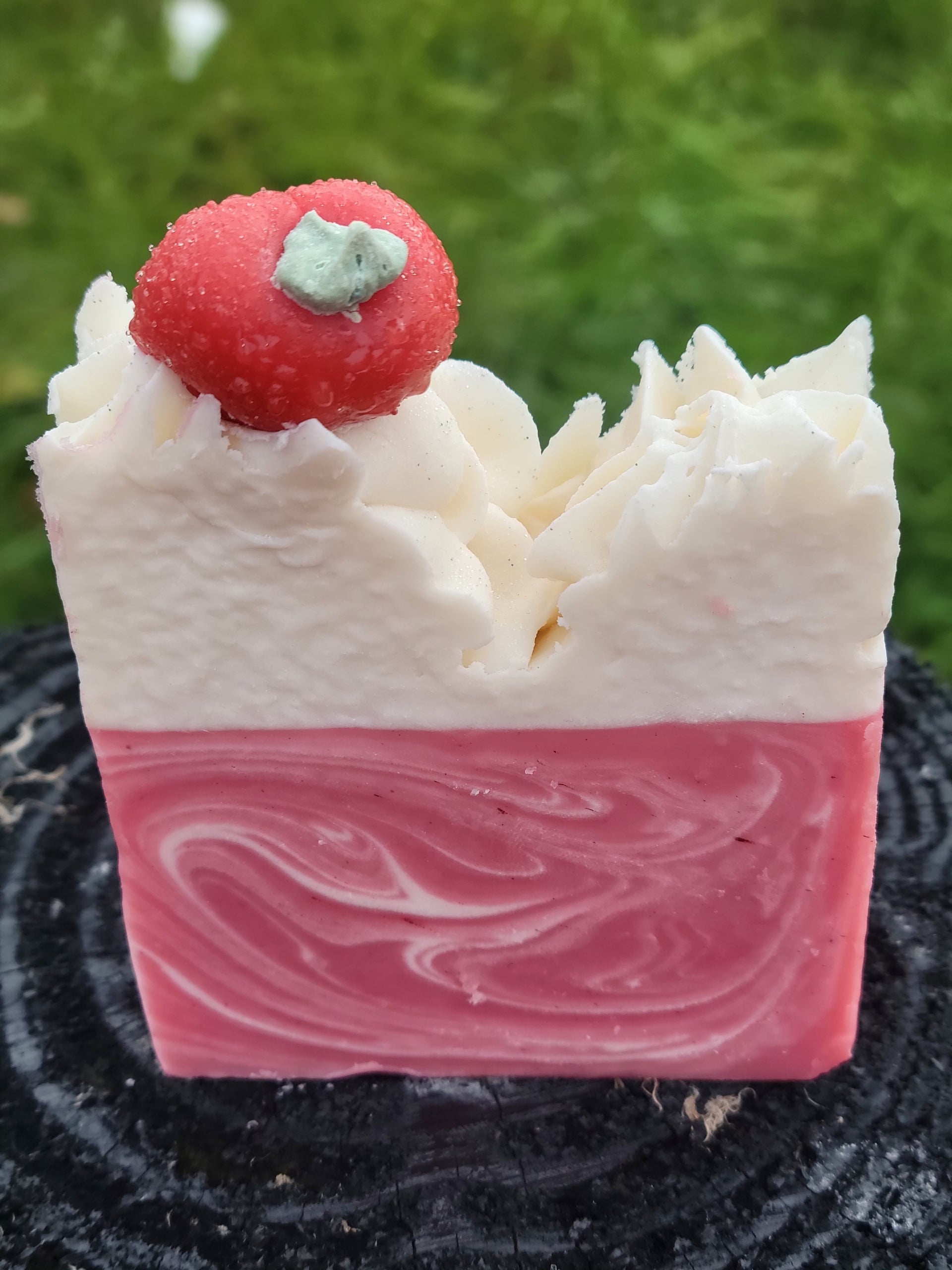 natural goat milk soap, paraben-free soap, eczema-friendly soap, soap for dry and sensitive skin, lactic acid soap benefits, sweet berry and vanilla soap, moisturizing goat milk soap, artisan-crafted soap, non-toxic soap, natural essential oil soap, exfoliating goat milk soap, goat milk skincare gift, small-batch soap, gentle cleansing soap, creamy goat milk lather, soothing soap for psoriasis, goat milk soap for youthful skin, handmade natural soap gift.