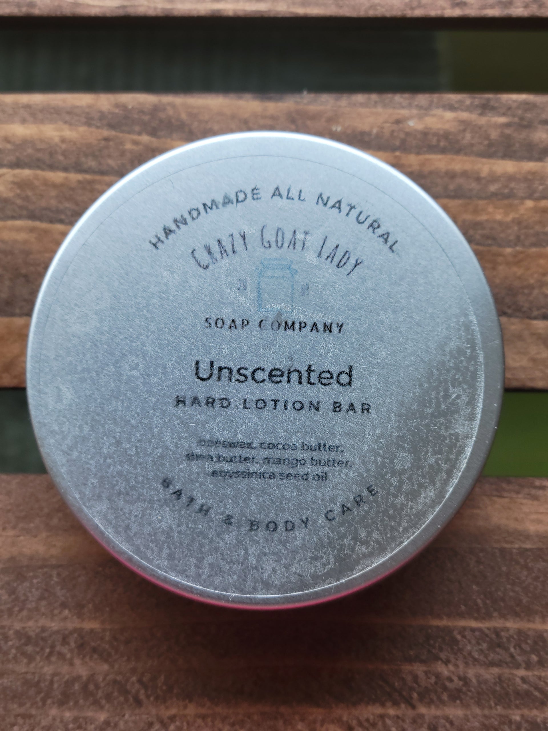 Unscented Lotion Bar for Dry Skin – Handmade Beeswax & Mango Butter Moisturizer for Elbows, Knees, and Feet – Travel-Friendly, Waterless, Eco-Friendly Solid Lotion Stick