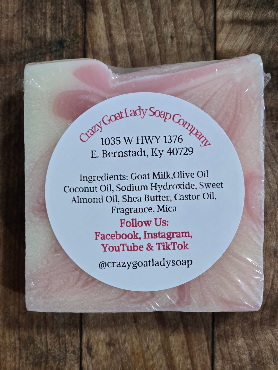 Forever Love Goat Milk Soap - Handmade for Dry Skin, Eczema & Sensitive Skin - Paraben-Free with Natural Essential Oils & Raw Goat Milk