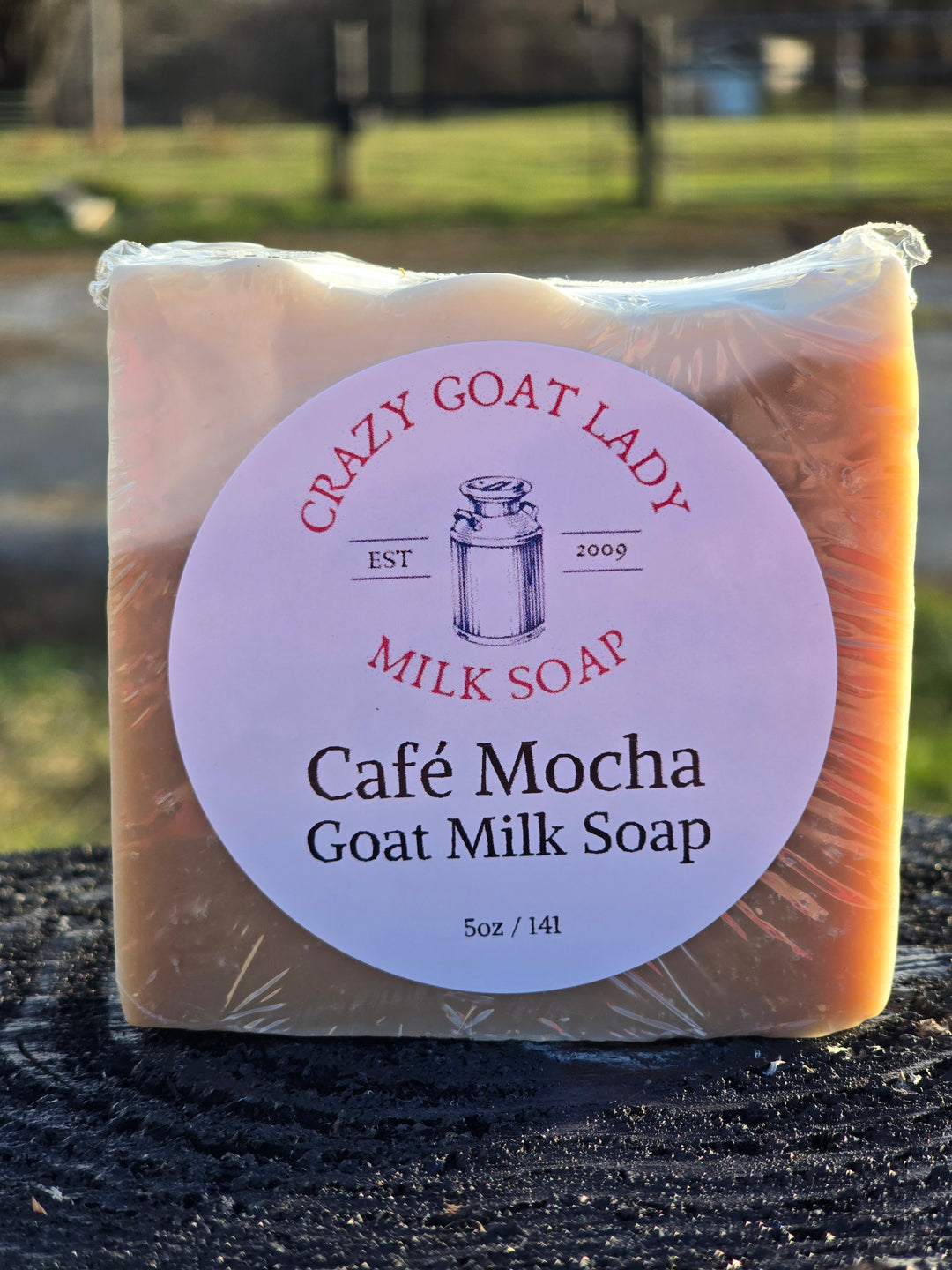 Café Mocha Goat Milk Soap - Handmade, Moisturizing Soap for Dry Skin, Eczema Relief, Natural Essential Oils, Paraben-Free